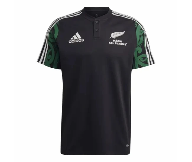 Maori All Blacks Rugby Mens Polo Shirt 2022