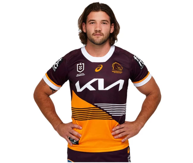 Brisbane Broncos Rugby Mens Home Jersey 2023