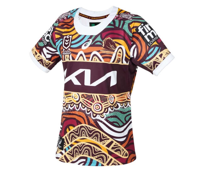 Brisbane Broncos Rugby Mens Indigenous Jersey 2023