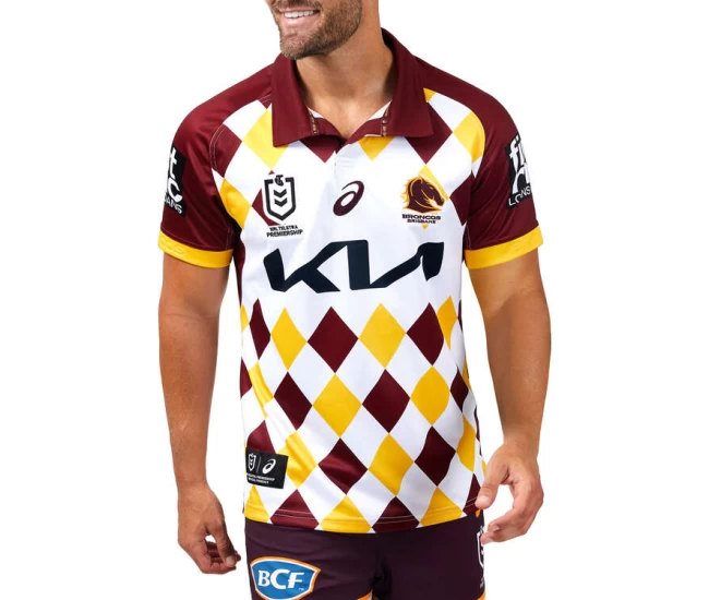 Brisbane Broncos Rugby Mens Heritage Jersey 2024