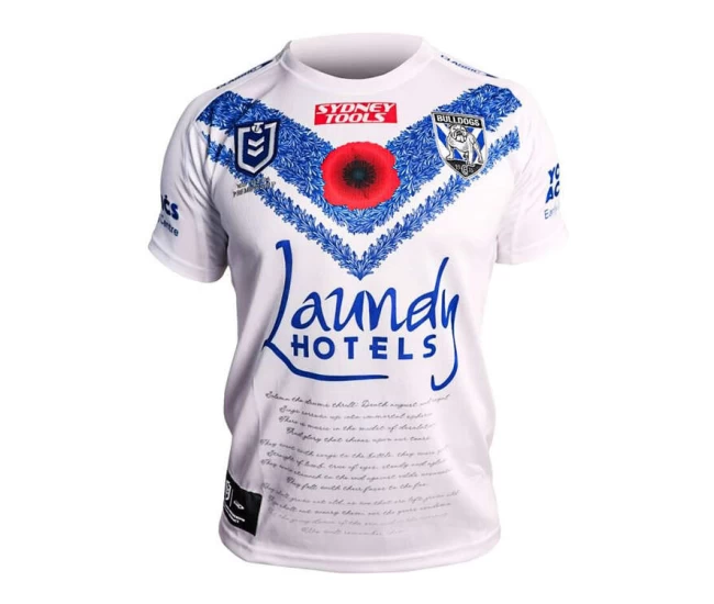 Canterbury-Bankstown Bulldogs Rugby Mens Anzac Jersey 2023