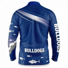 NRL Bulldogs Men's Fishfinder Fishing Shirt 2022