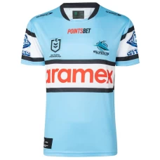 Cronulla-Sutherland Sharks Rugby Men's Home Jersey 2023