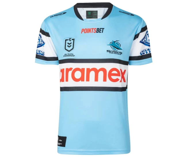 Cronulla-Sutherland Sharks Rugby Men's Home Jersey 2023