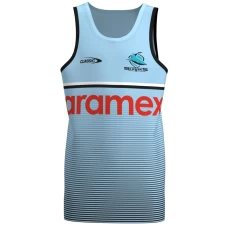 Cronulla-Sutherland Sharks Rugby Mens Training Singlet 2023