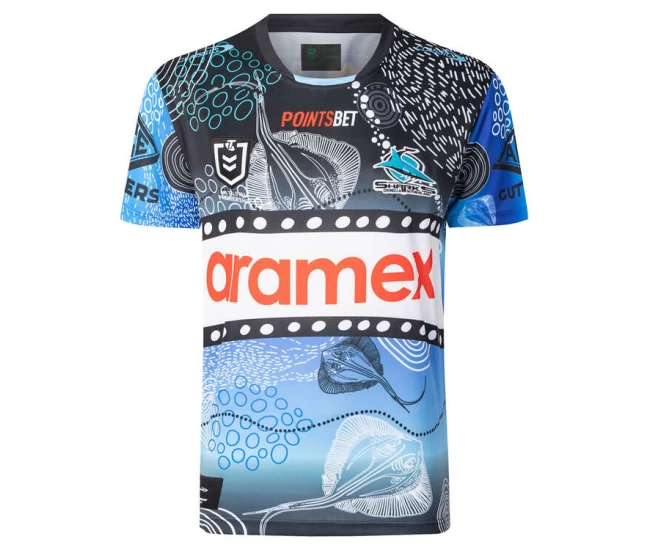 Cronulla-Sutherland Sharks Rugby Mens Indigenous Jersey 2024