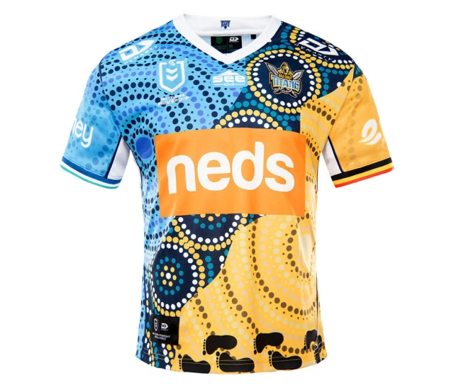 Gold Coast Titans Mens Indigenous Jersey 2021