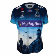 Gold Coast Titans Rugby Mens Anzac Jersey 2023