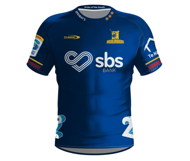 Highlanders Rugby Mens Home Jersey 2024