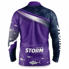 Melbourne Storm Rugby Mens Fishfinder Fishing Shirt 2022