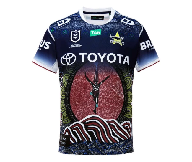 North Queensland Cowboys Rugby Mens Indigenous Jersey 2023