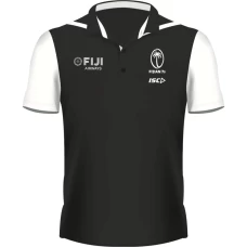 Fiji Airways Sevens Performance Mens Polo Black 2021