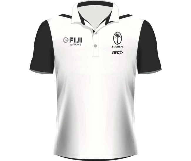 Fiji Airways Sevens Performance Mens Polo White 2021