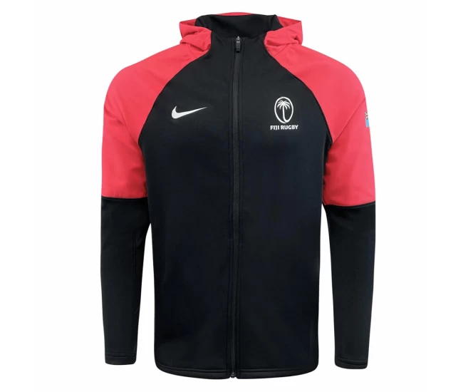 Fiji Rugby Mens Full Zip Training Hoodie 2023