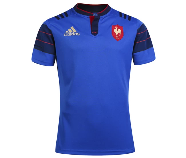 2016 Men's France Home Rugby Jersey