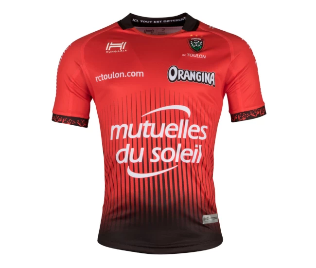 17/18 Men's France RCT TOULON Home Rugby Jersey