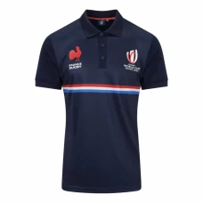 France Rugby RWC Mens Polyester Polo 2023