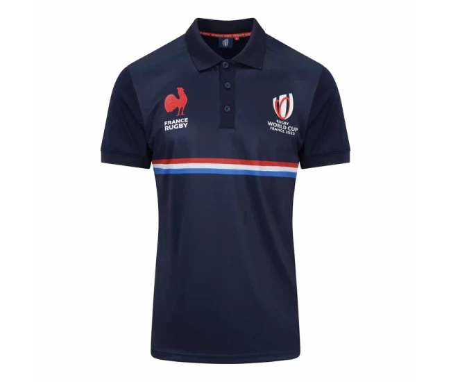 France Rugby RWC Mens Polyester Polo 2023