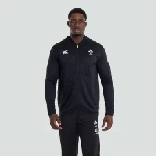 Canterbury Ireland IRFU Mens Track Jacket Black 2020