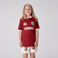 Junior British And Irish Lions Rugby Red Jersey 2025