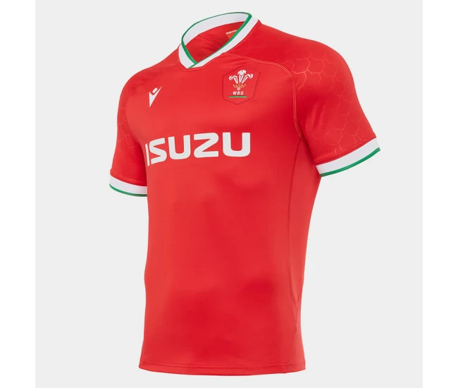 Macron Wales Rugby Home Jersey 2021