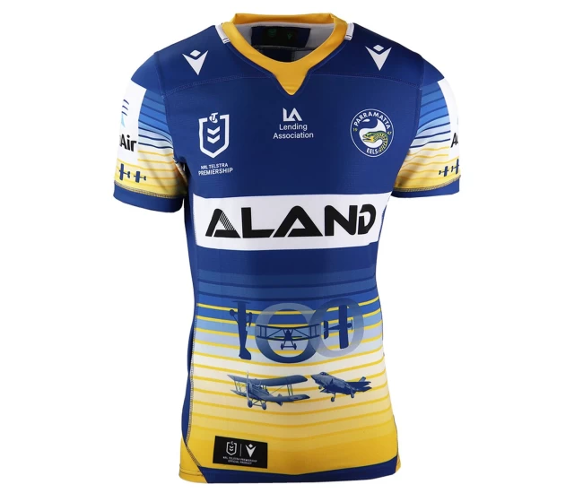 Macron Parramatta Eels Mens Anzac Jersey 2021