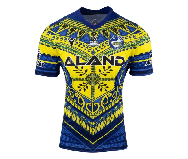 Parramatta Eels Rugby Mens Pasifika Training Jersey 2023