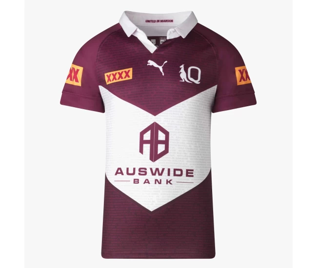 QLD Maroons Rugby Mens Captain Run Jersey 2023