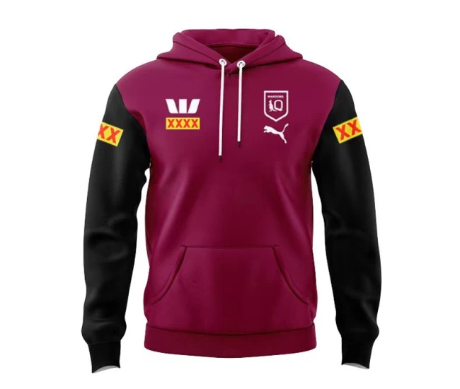 QLD Maroons Rugby Mens Team Hoodie 2024