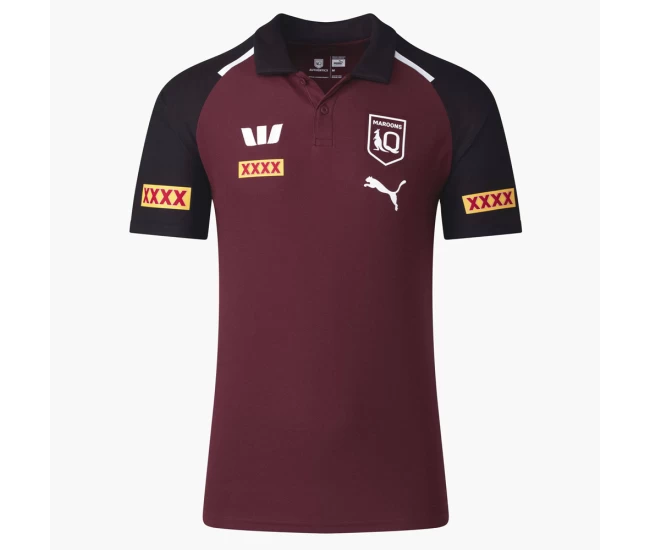 QLD Maroons State of Origin Rugby Mens Team Polo 2024