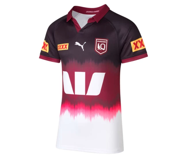 QLD Maroons State of Origin Rugby Mens Training Jersey 2024