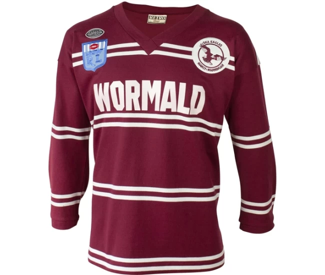 Manly Warringah Sea Eagles Retro Jersey 1987