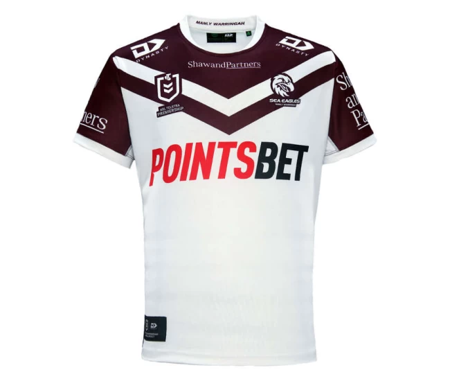 Manly Warringah Sea Eagles Rugby Mens Away Jersey 2024