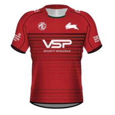 South Sydney Rabbitohs Rugby Mens Red Training Jersey 2024