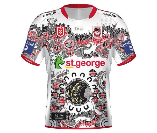 Classic St George Illawarra Dragons Men's Indigenous Jersey 2021