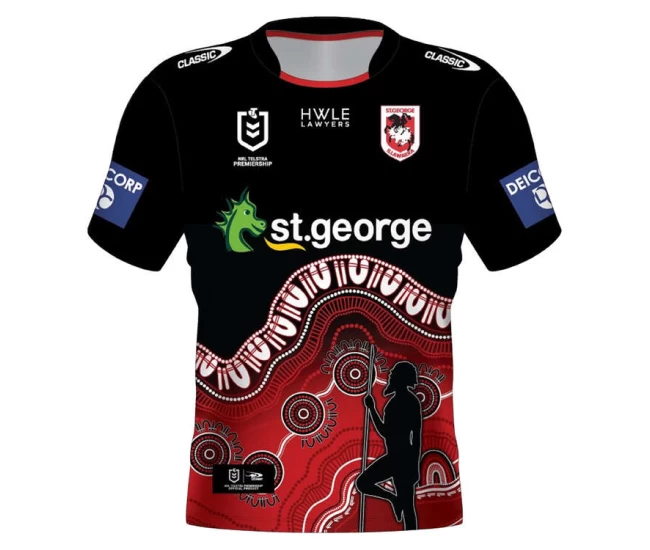 St George Illawarra Dragons Rugby Mens Indigenous Jersey 2023