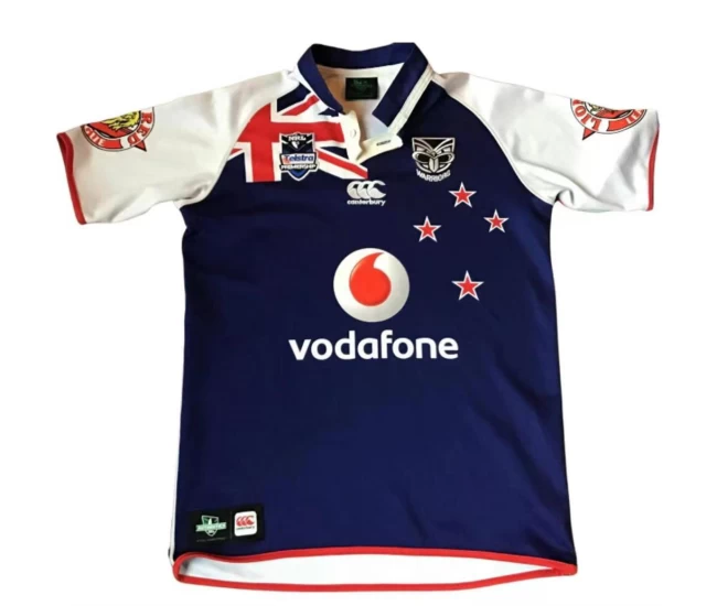 New Zealand Warriors Rugby Mens Retro Heritage Jersey 2011
