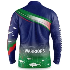 New Zealand Warriors Mens Fishfinder Fishing Shirt 2022