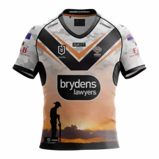Wests Tigers Rugby Mens ANZAC Jersey 2023