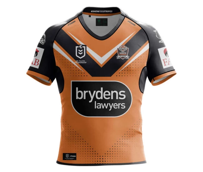 Wests Tigers Rugby Mens Away Jersey 2024