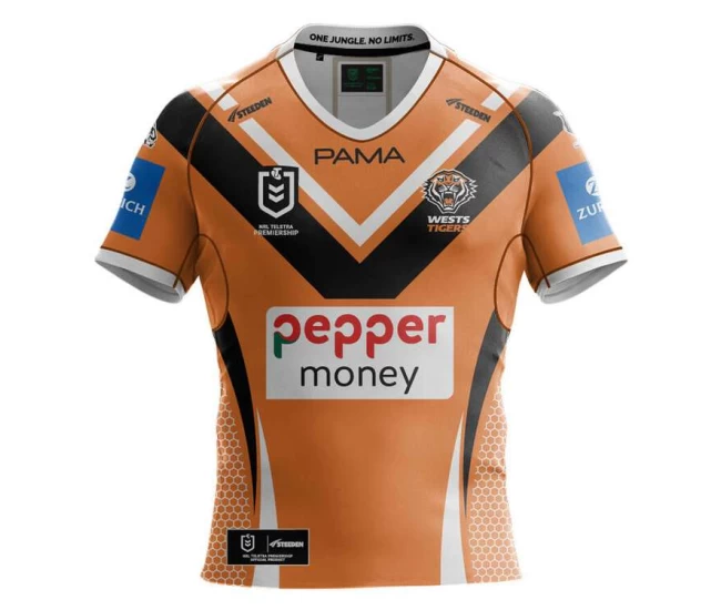 Wests Tigers Rugby Mens Away Jersey 2025
