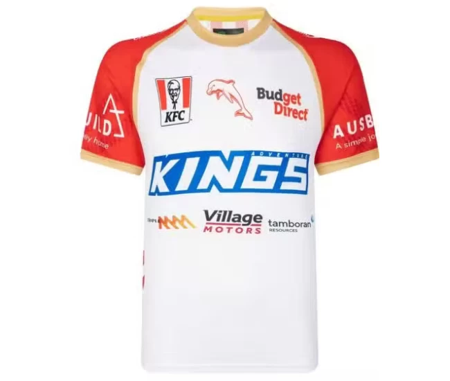 Dolphins Rugby Men's White Training Jersey 2023