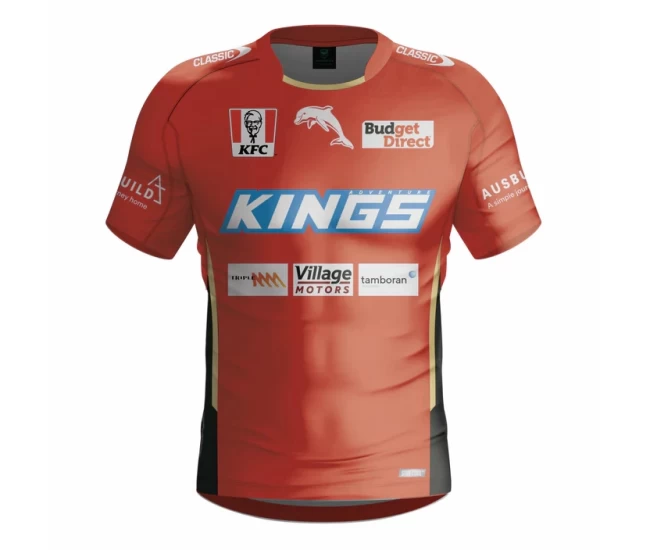 Dolphins Rugby Men's Red Training Jersey 2024