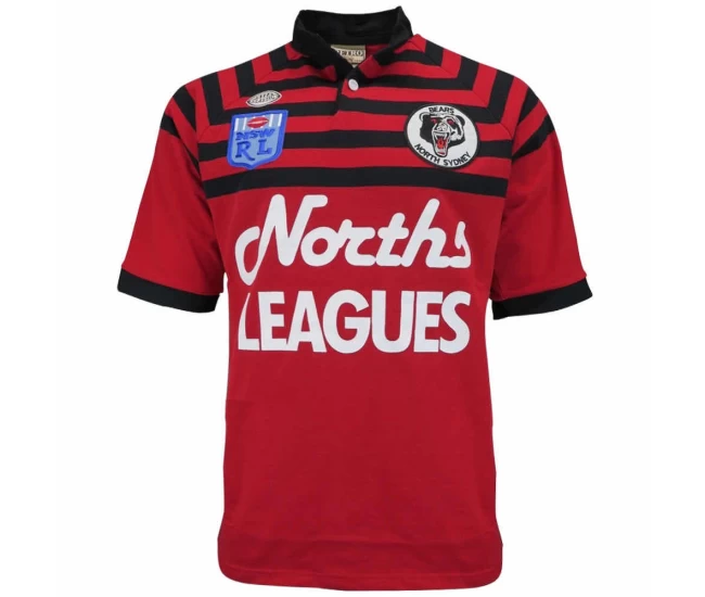 North Sydney Bears Retro Jersey 1991