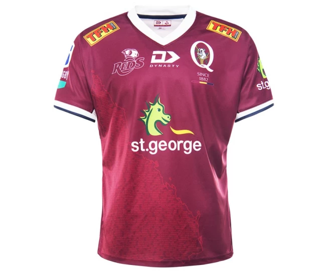 Queensland Reds Rugby Mens Home Jersey 2021