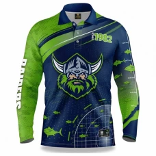 Canberra Raiders Rugby Men's Fishfinder Fishing Shirt 2022